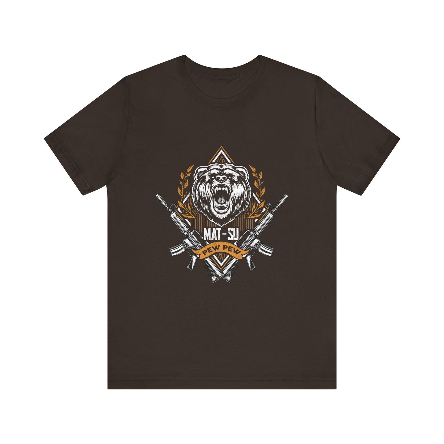 Mat-Su Pew Pew Bear Adult Jersey Tee