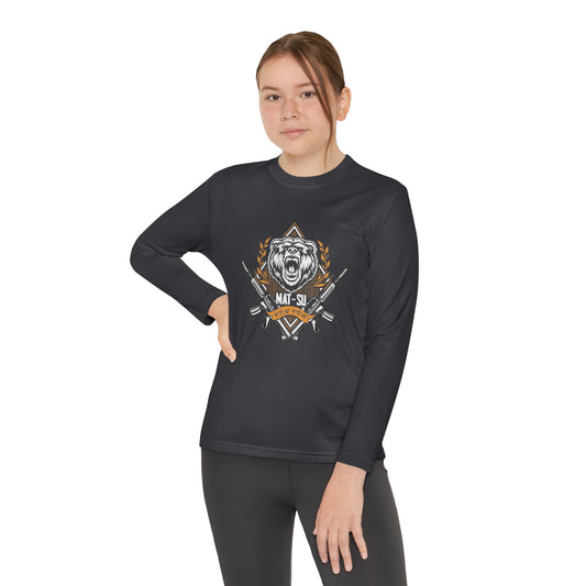 Mat-Su Pew Pew Youth Long Sleeve Sport Tee