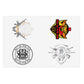 Logo Sticker Sheets - Four Pack Stickers