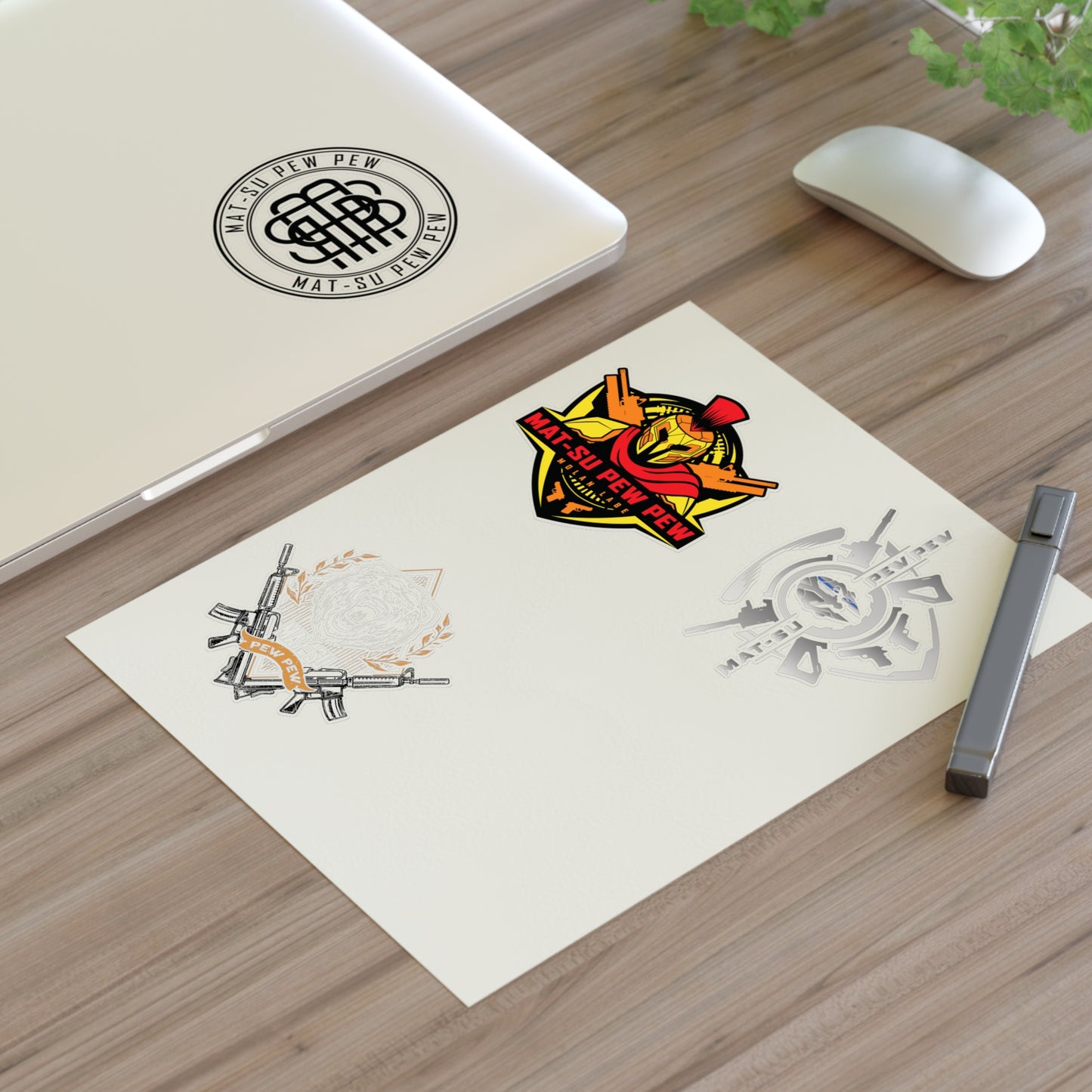 Logo Sticker Sheets - Four Pack Stickers