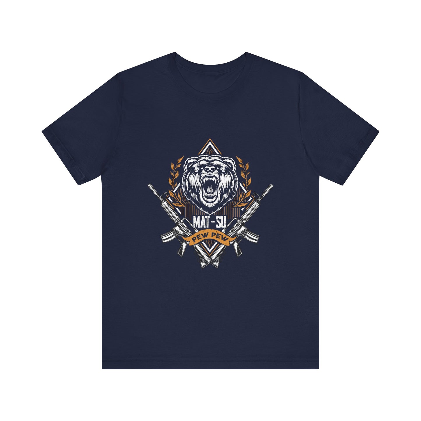 Mat-Su Pew Pew Bear Adult Jersey Tee
