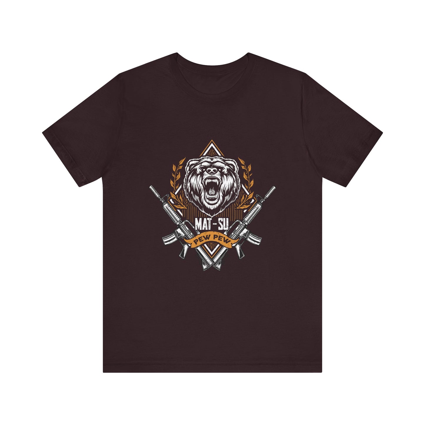Mat-Su Pew Pew Bear Adult Jersey Tee