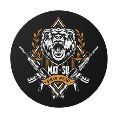 Pew Bear Sticker
