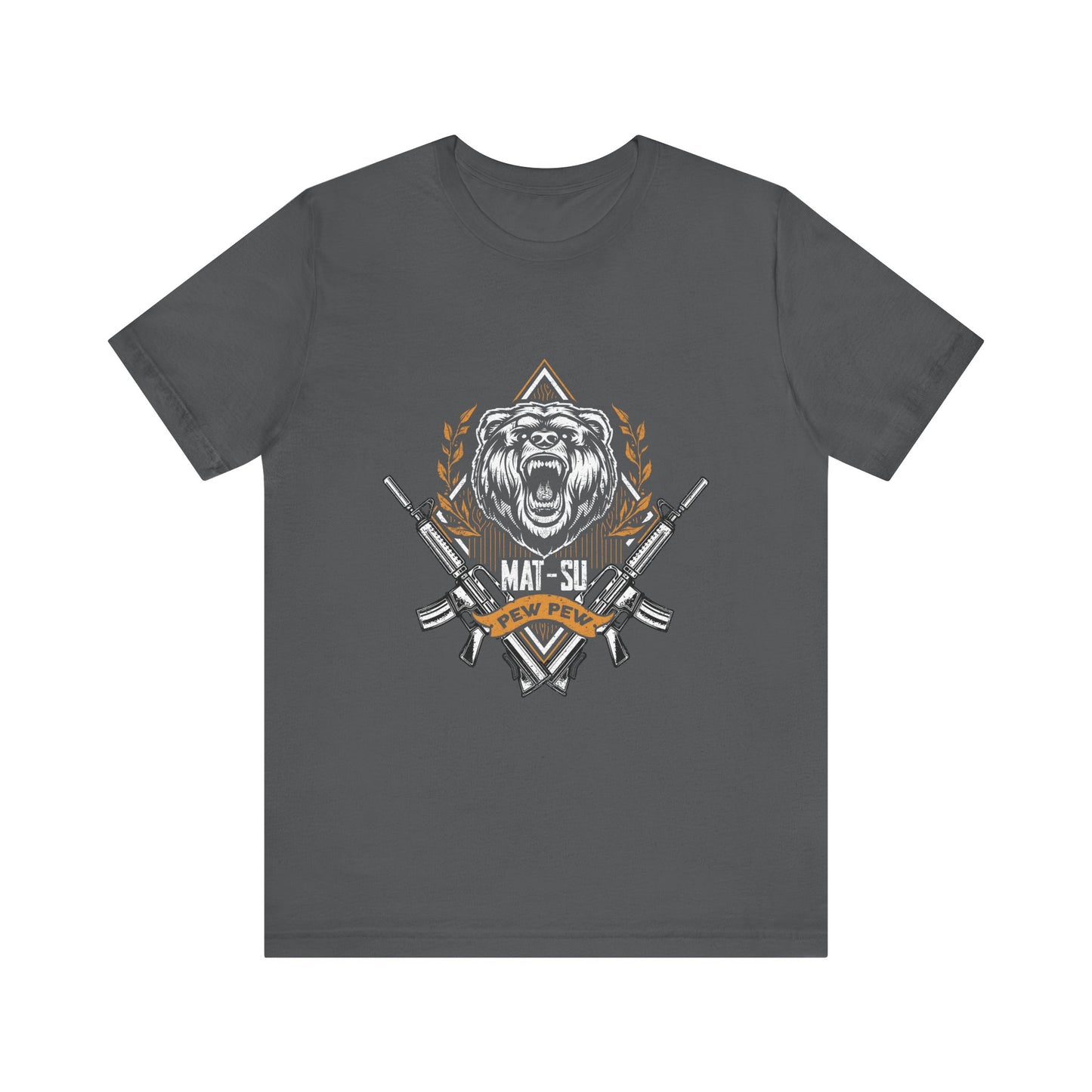Mat-Su Pew Pew Bear Adult Jersey Tee