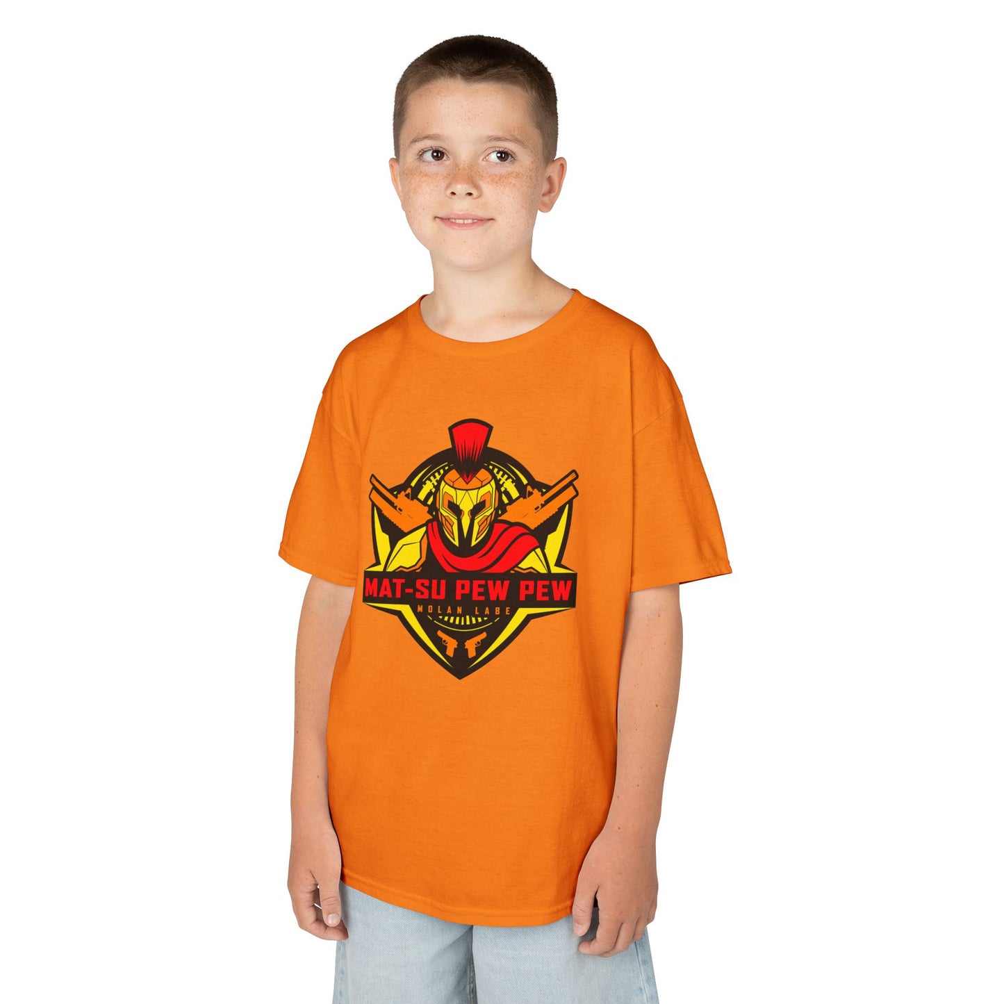 Mat-Su Pew Pew Kids Spartan Tee