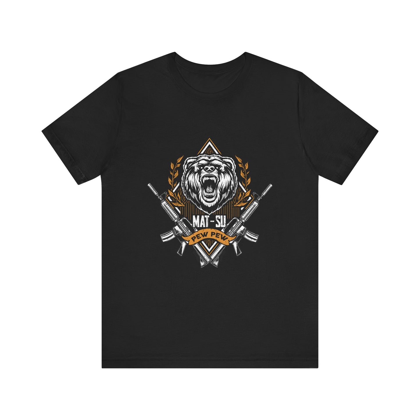 Mat-Su Pew Pew Bear Adult Jersey Tee