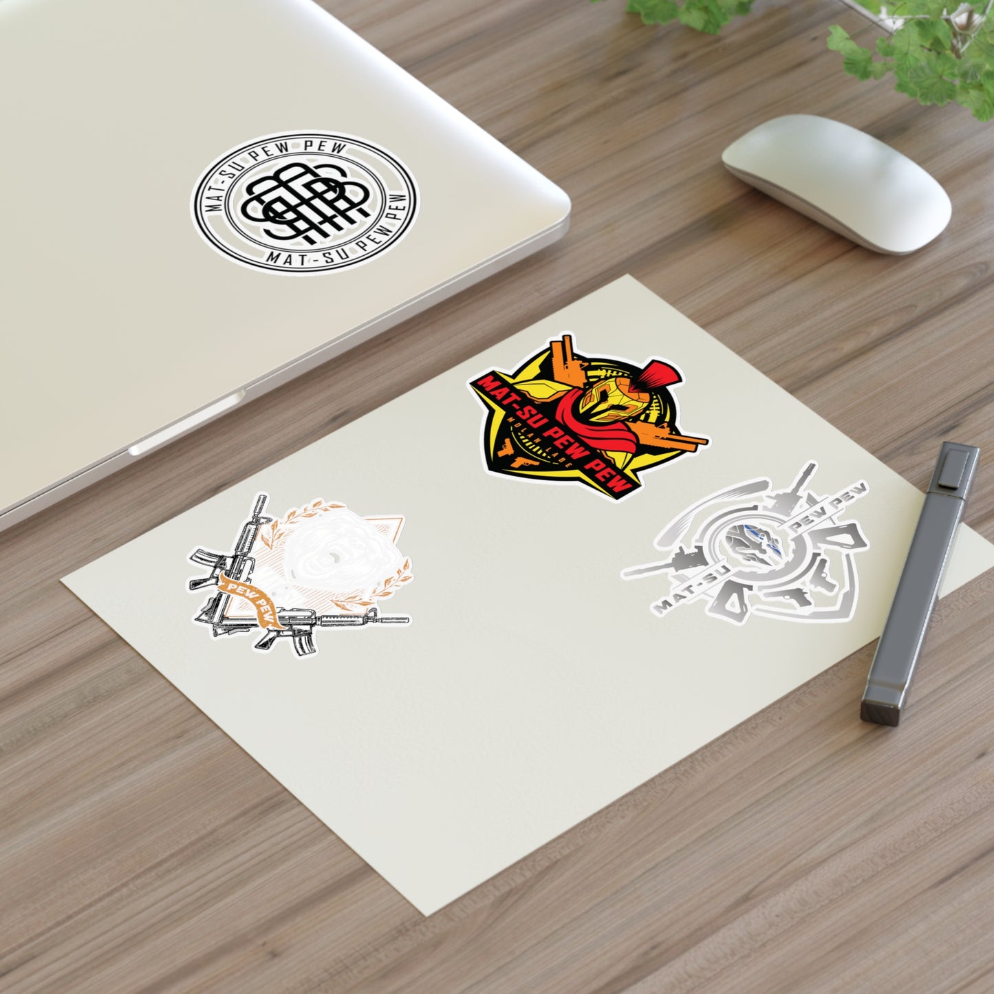 Logo Sticker Sheets - Four Pack Stickers