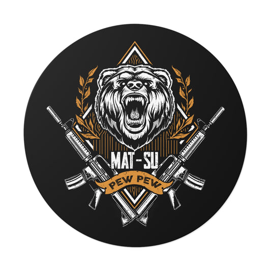 Pew Bear Sticker