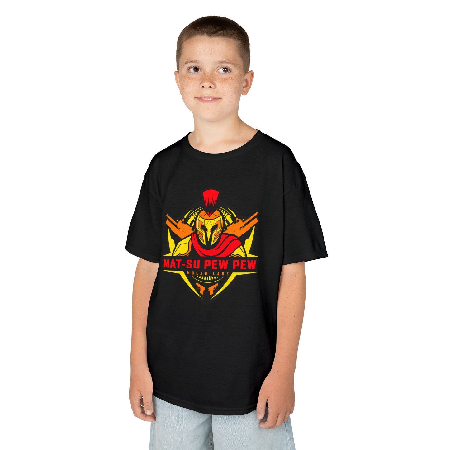 Mat-Su Pew Pew Kids Spartan Tee