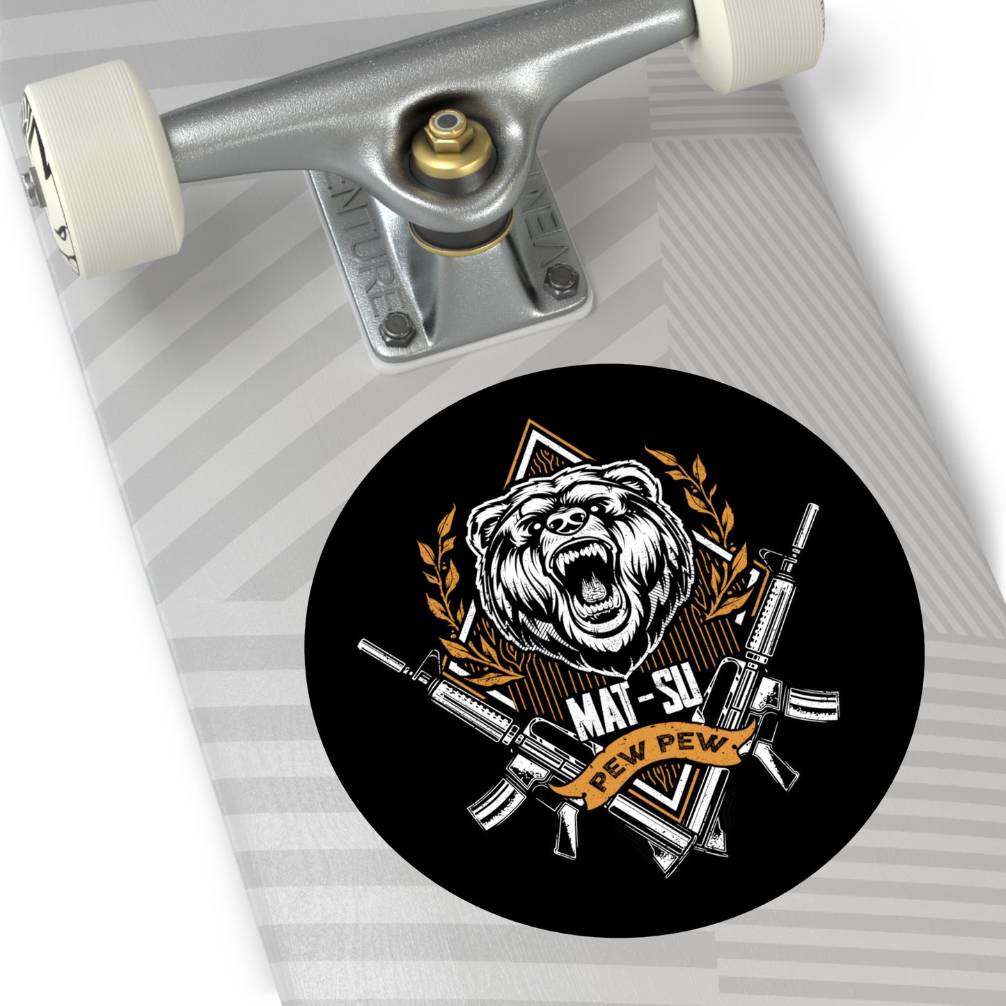 Pew Bear Sticker