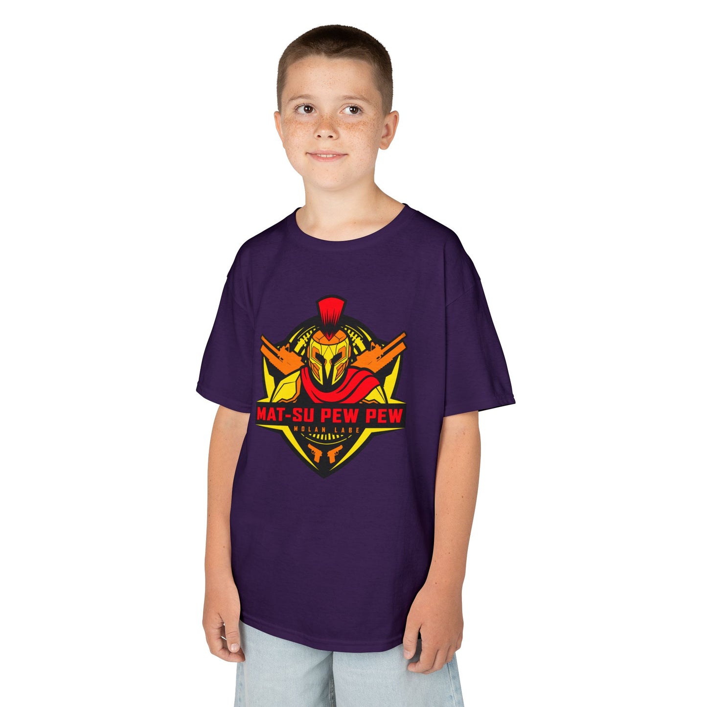 Mat-Su Pew Pew Kids Spartan Tee
